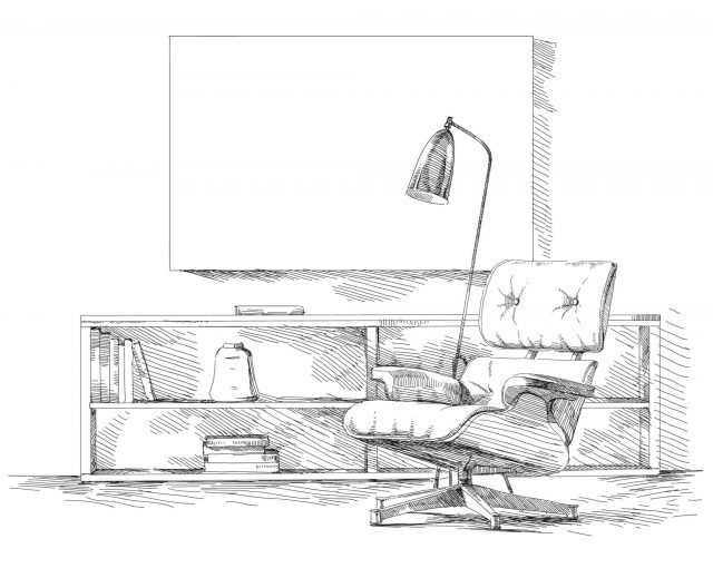 image lined living room